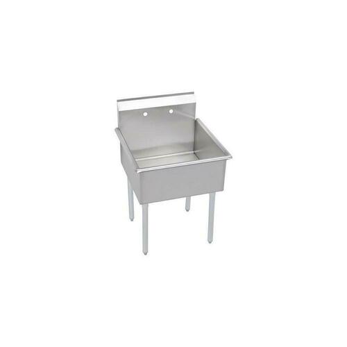 Elkay B1C18X18X Stainless Steel No-Hole Single Bowl Utility Sink