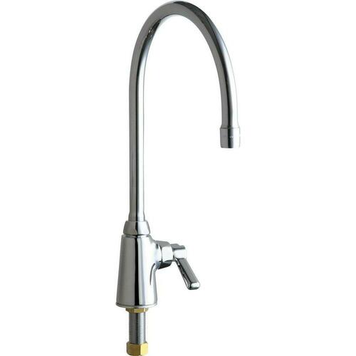 Chicago Faucets 350-GN8AE35ABCP Polished Chrome Single Handle Bar Faucet