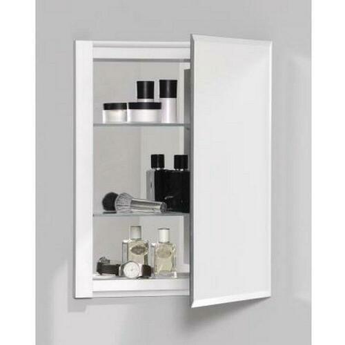 Robern RC1620D4FB1 Satin Anodized Aluminum Surface/Recessed Medicine Cabinet, 20-1/8 in.