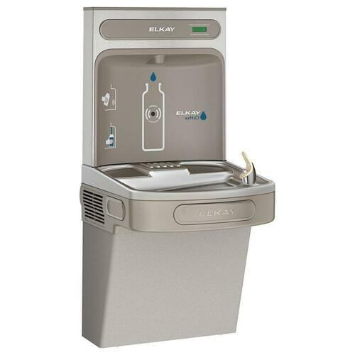 Elkay EZSDWSLK Wall-Mount Plastic Stainless Steel Indoor Bottle Filling Station