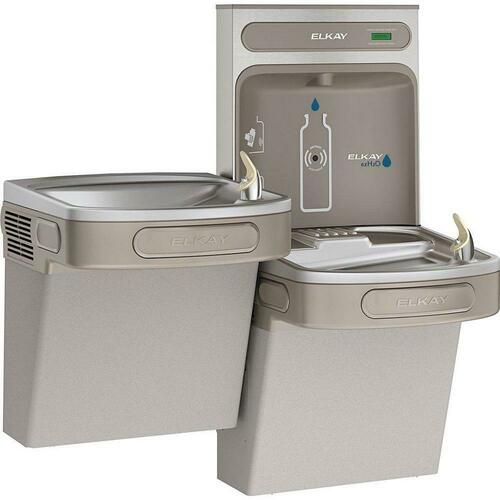 Elkay EZSTLDDWSLK Wall-Mount Galvanized Steel Indoor Bottle Filling Station