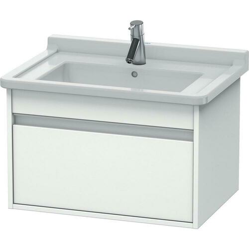 Duravit KT666301818 White Matte Wall-Mount Vanity