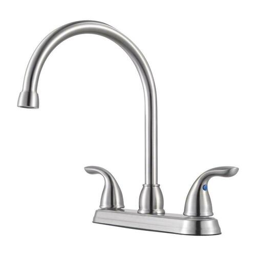 Pfister G136-200S Stainless Steel Two-Handle Kitchen Faucet
