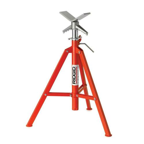 Ridge Tool 22168 VF-99 Adjustable V-Head High Pipe Stand, 28
