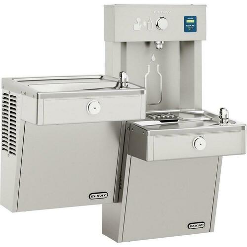 Elkay LVRCTL8WSK Wall-Mount Stainless Steel Indoor Bottle Filling Station