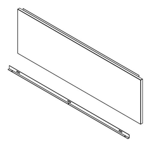 Elkay ACCESS12X38-5 Stainless Steel Panel Kit with L-Bracket