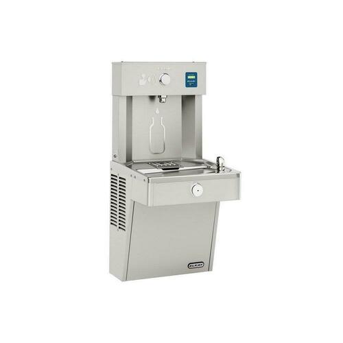 Elkay LVRCDWSK Stainless Steel Bottle Filling Station with Vandal-Resistant Cooler