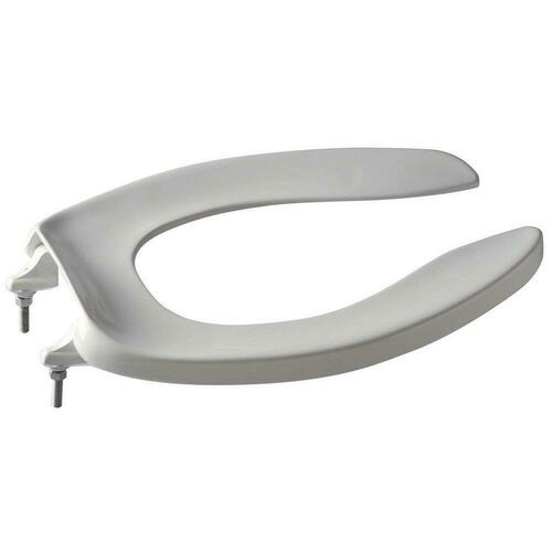Zurn Z5955SS-AM-STS White Elongated Open Front Toilet Seat