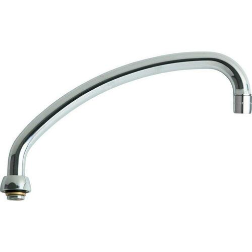 Chicago Faucets L9E35JKABCP Polished Chrome L-Type Swing Spout
