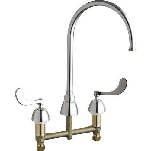 Chicago Faucets 786-GN8AFCABCP Polished Chrome Hot Cold Water Dispenser