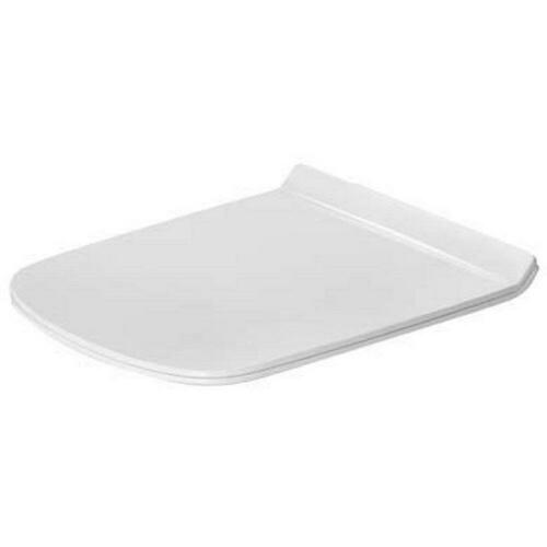 Duravit 0060590000 White Elongated Closed Front Toilet Seat with Cover