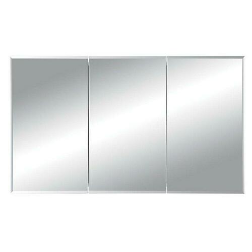 Rangaire 255048X Beveled Edge White Mirror Cabinet 28.25 x 48 in.