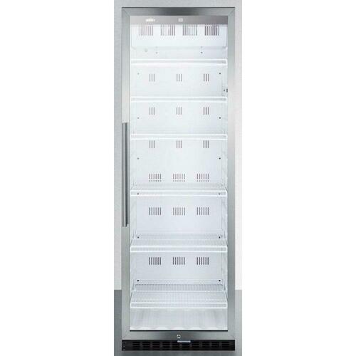 Summit SCR1400W 12.6 cu. ft. White Beverage Cooler - 23.63 in.
