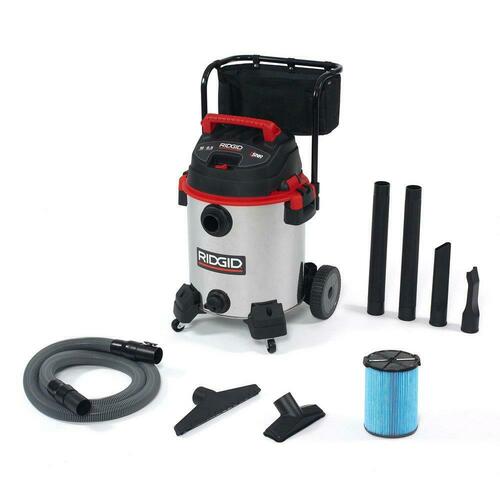 Ridge Tool 50353 16 Gallon 6.5 HP Wet/Dry Vacuum