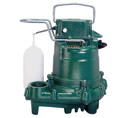 Zoeller 57-0001 1/3 HP 115V Cast Iron Submersible Sump Pump M57