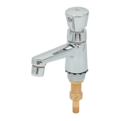 T&S Brass B-0712 Self-Closing Push-Button Sill Faucet, 1/2