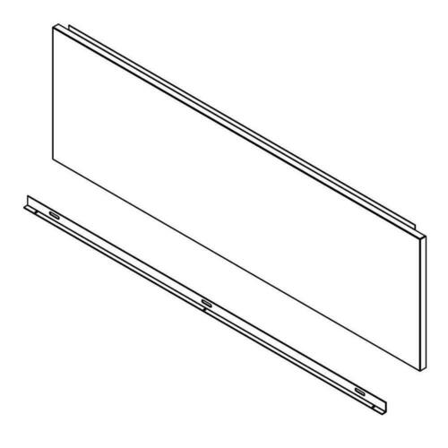 Elkay ACCESS12X38-5 Panel Kit and L-Bracket, Stainless Steel