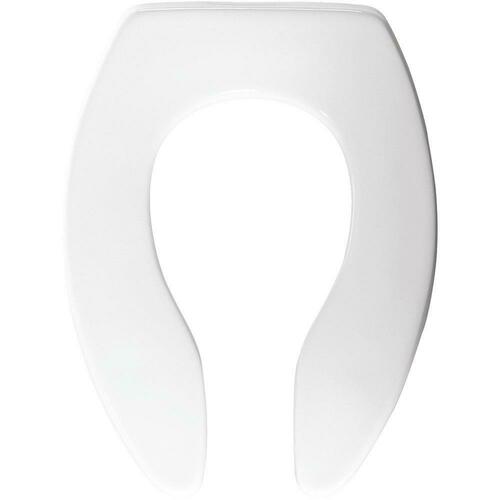 Bemis 1655CT 000 White Elongated Open Front Toilet Seat