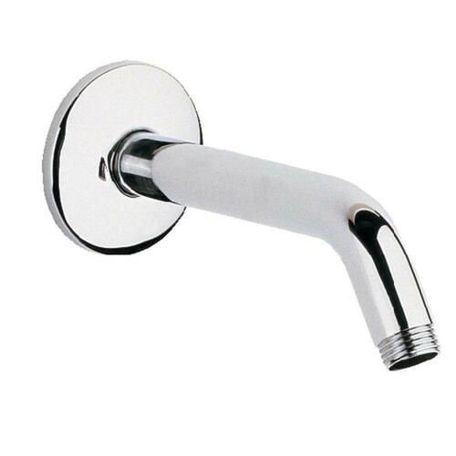 Grohe 27412000 Polished Chrome Tubular Shower Arm with Flange