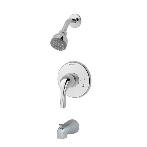 Symmons 9602-PLR-1.5-TRM Polished Chrome Single Handle Bathtub Shower Faucet Trim Only