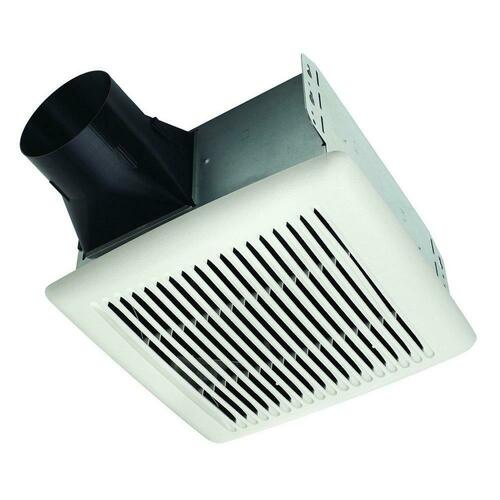 Broan NuTone A80 80 CFM White Ceiling/Wall Bathroom Exhaust Fan - 2 Sones