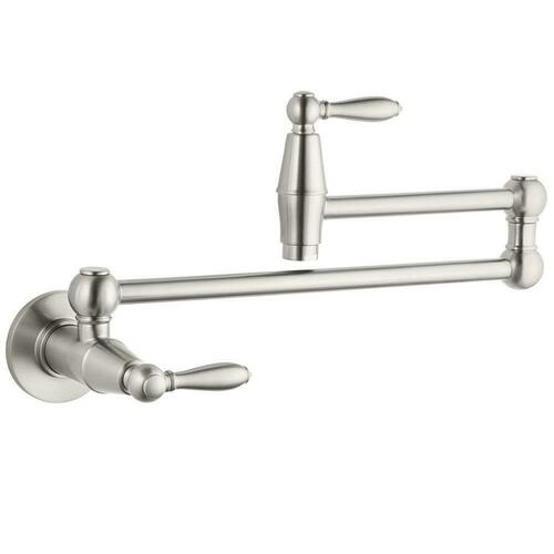 Pfister GT533-TDS Stainless Steel Wall-Mount Pot Filler