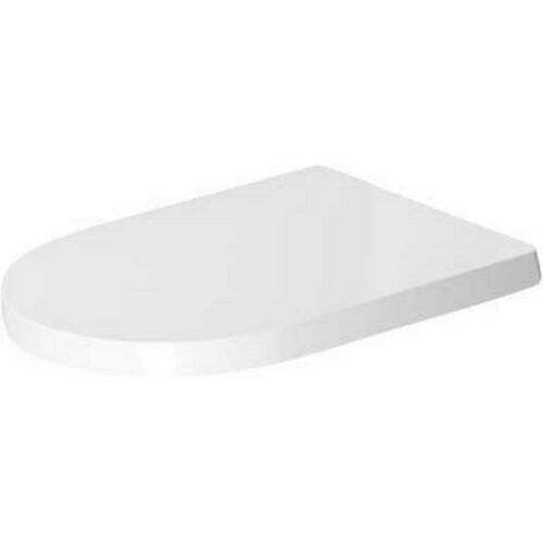 Duravit 0020290000 White Elongated Closed Front Toilet Seat with Cover