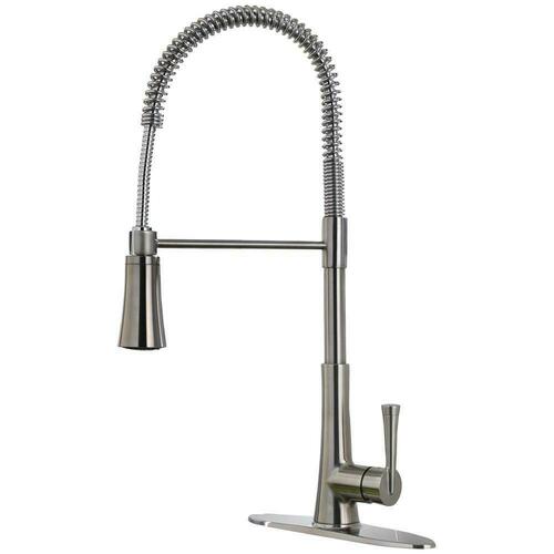 Pfister LG529-MCS Stainless Steel Single Handle Pull Down Kitchen Faucet