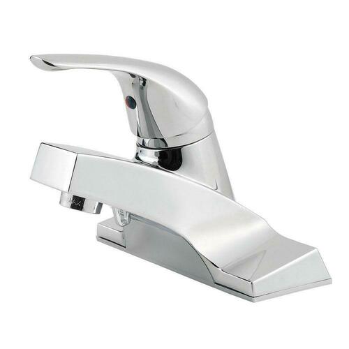 Pfister LG142-6000 Polished Chrome Single Handle Centerset Bathroom Faucet