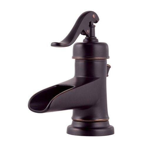 Pfister LF-M42-YPYY Tuscan Bronze Single Handle Centerset Bathroom Faucet