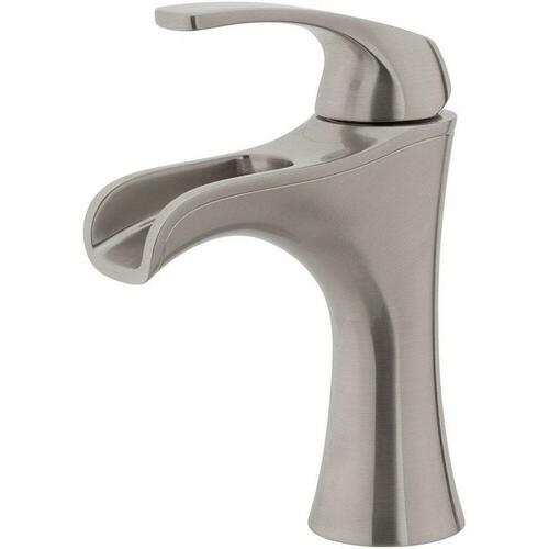 Pfister LF-042-JDKK Brushed Nickel Single Handle Monoblock Bathroom Sink Faucet