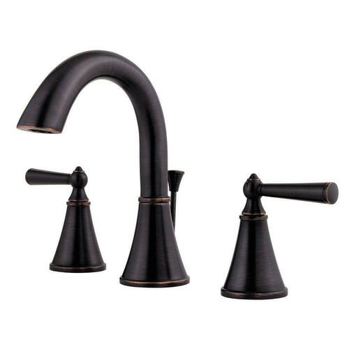 Pfister LG49-GL0Y Widespread Bathroom Sink Faucet, Two Handle, Tuscan Bronze