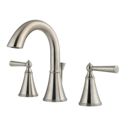 Pfister LG49-GL0K Two Handle Widespread Bathroom Sink Faucet in Brushed Nickel
