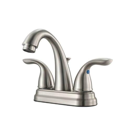 Pfister LG148-700K Brushed Nickel Two Handle Centerset Bathroom Sink Faucet
