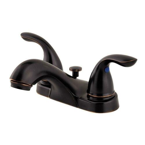 Pfister LG143-610Y Tuscan Bronze Two Handle Centerset Bathroom Sink Faucet