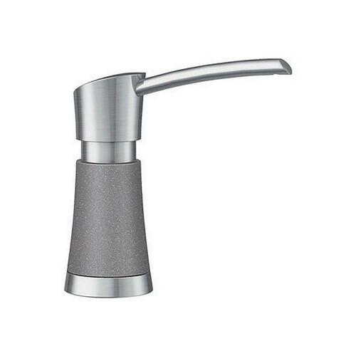 Blanco 442052 12 oz Stainless Steel Kitchen Soap Dispenser with Metallic Grey Finish