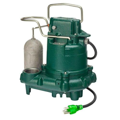 Zoeller 63-0001 3/10 HP 115V Cast Iron Submersible Sump Pump