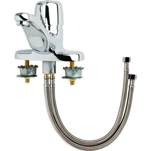 Chicago Faucets 3600-E2805AB Single Handle Deck Mount Service Faucet, Polished Chrome