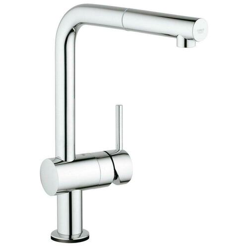 Grohe 30218001 Touch-Activated Single Handle Pull-Out Kitchen Faucet, StarLight Chrome