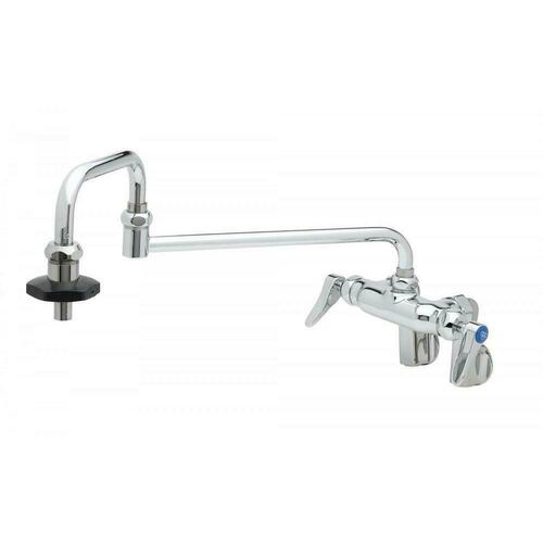 T&S Brass B-0599-CR Chrome Wall-Mount Pot Filler