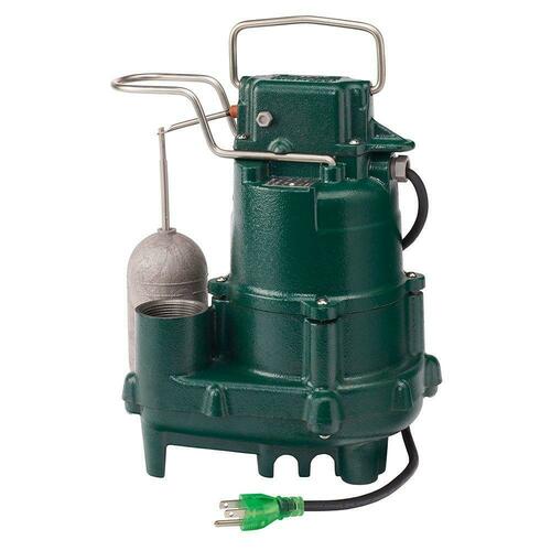 Zoeller 95-0001 1/2 HP 115V Cast Iron Submersible Sump Pump M95