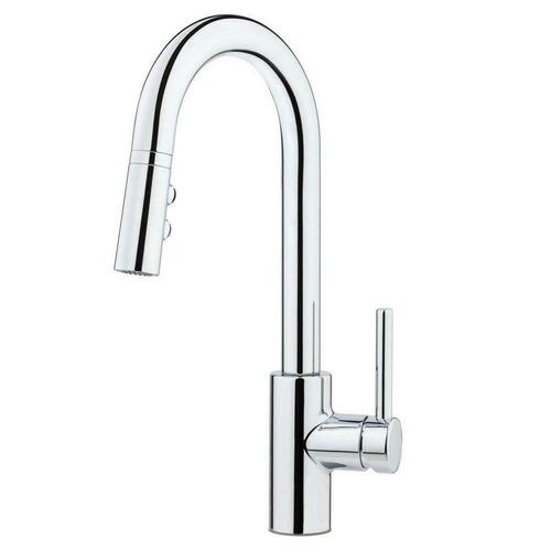 Pfister LG572-SAC Polished Chrome Single Handle Pull Down Bar Faucet