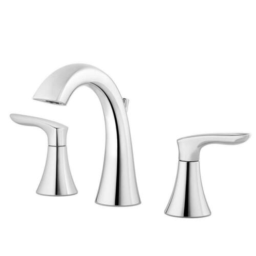 Pfister LG49-WR0C Widespread Two-Handle Bathroom Sink Faucet, Polished Chrome