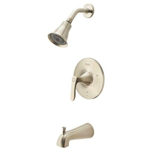 Pfister LG89-8WRK Brushed Nickel Single-Function Bathtub Shower Faucet (Trim Only)