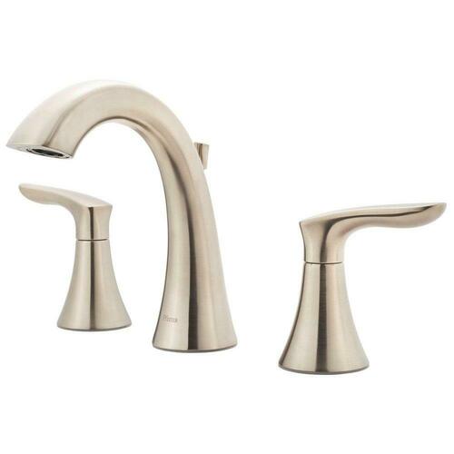 Pfister LG49-WR0K Two Handle Widespread Bathroom Sink Faucet in Brushed Nickel
