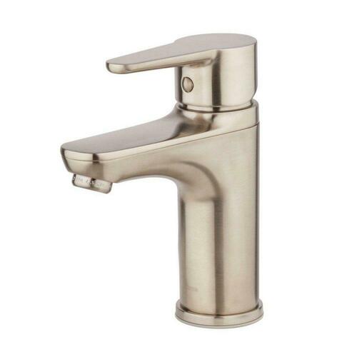 Pfister LG142-060K Brushed Nickel Single Handle Monoblock Bathroom Sink Faucet