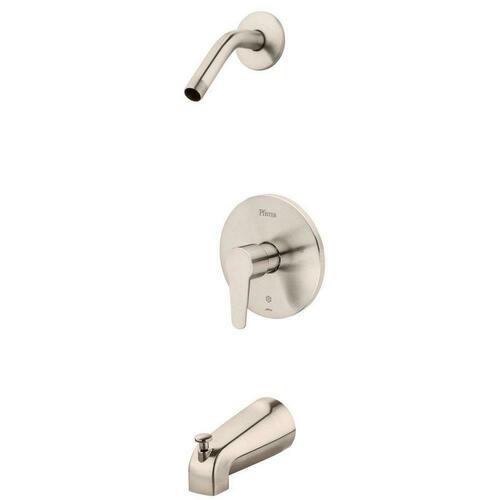 Pfister R89-070K Brushed Nickel Single Handle Bathtub Shower Faucet (Trim Only, Showerhead Sold Separately)