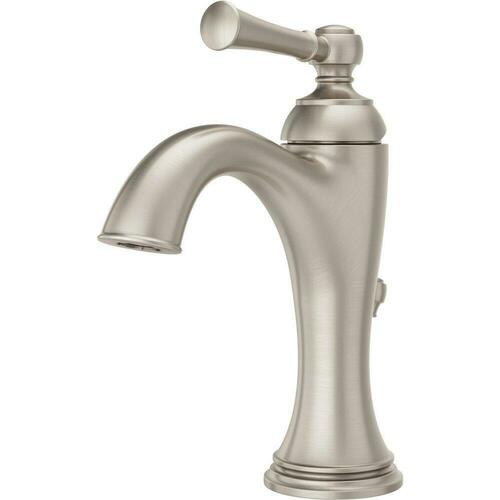 Pfister LG42-TB0K Brushed Nickel Single Handle Monoblock Bathroom Sink Faucet