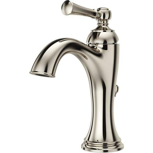 Pfister LG42-TB0D Polished Nickel Single Handle Monoblock Bathroom Sink Faucet