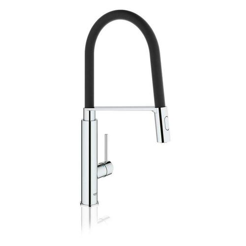 Grohe 31492000 Single Handle Pull-Out Kitchen Faucet, StarLight Chrome